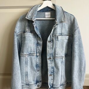 ROSEANNA Light Blue Washed Denim Jacket from France